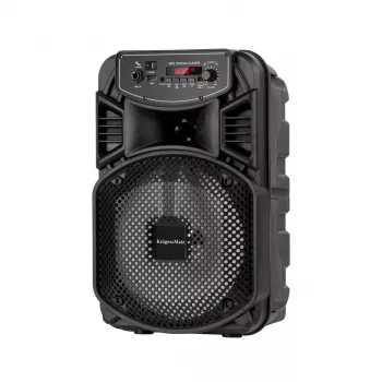 Kruger & Matz Music Box prenosný bezdrôtový reproduktor 10W Bluetooth 5.0 TWS FM rádio AUX microSD USB čierny
