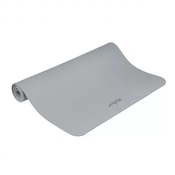 REBEL ACTIVE TPE tréningová podložka 200x115x1 cm sivá - joga, pilates, fitness