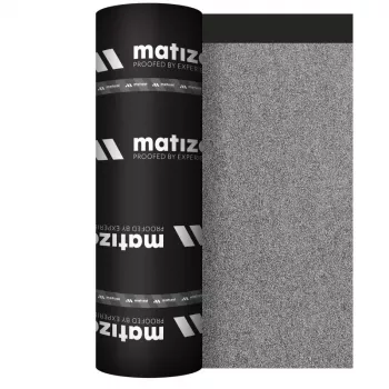 BASE V podkladová lepenka S3.0 S-F 10m2 - SBS modifikovaný bitúmenový zváraný pás, sklolaminátová výstuž, pieskovaný povrch, 3mm, 1m x 10m rolka, čierna/sivá