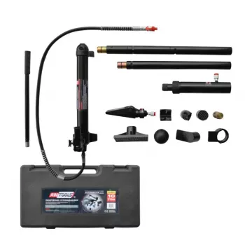 AWTOOLS hydraulický rozťahovák 10 ton s ručnou pumpou a predlžovacími rúrkami