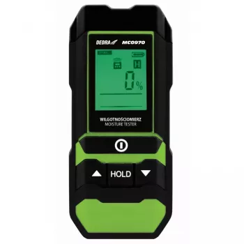 DEDRA MC0970 vlhkomer s hrotovými elektródami na drevo a stavebné materiály