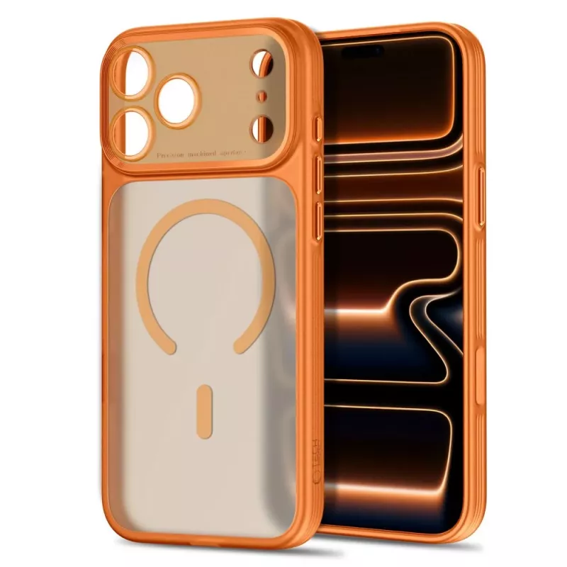 TECH-PROTECT MagPrime MagSafe CC iPhone 17 Pro / 18 Pro matná Cosmic Orange