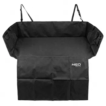 NEO TOOLS 11-474 univerzálna ochranná podložka do kufra auta, SUV a kombi, vodotesná, protišmyková a proti poškriabaniu, čierna, 145 x 120 cm