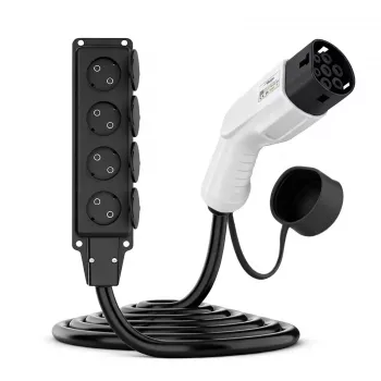 AKYGA AK-SC-E27 V2L adaptér Type 2 na 4x Schuko 16A 3m