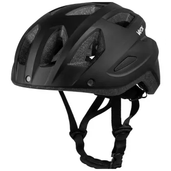 Vayox Kask Active matne čierna cyklistická prilba s LED M