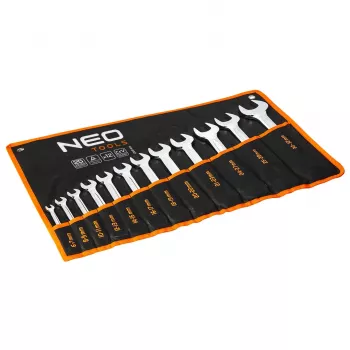 NEO TOOLS Sada dvojitých vidlicových kľúčov 6-32 mm, 12-dielna