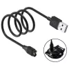 Beline USB-A nabíjací kábel pre Garmin smart hodinky 1m čierny