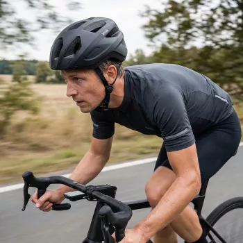 Kask Active LED cyklistická prilba, matná čierna, veľkosť L VA0424BML Vayox