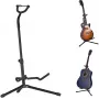 MOZOS GSONE Gitarový stojan A-rám univerzálny skladací s ochranným polstrovaním čierny