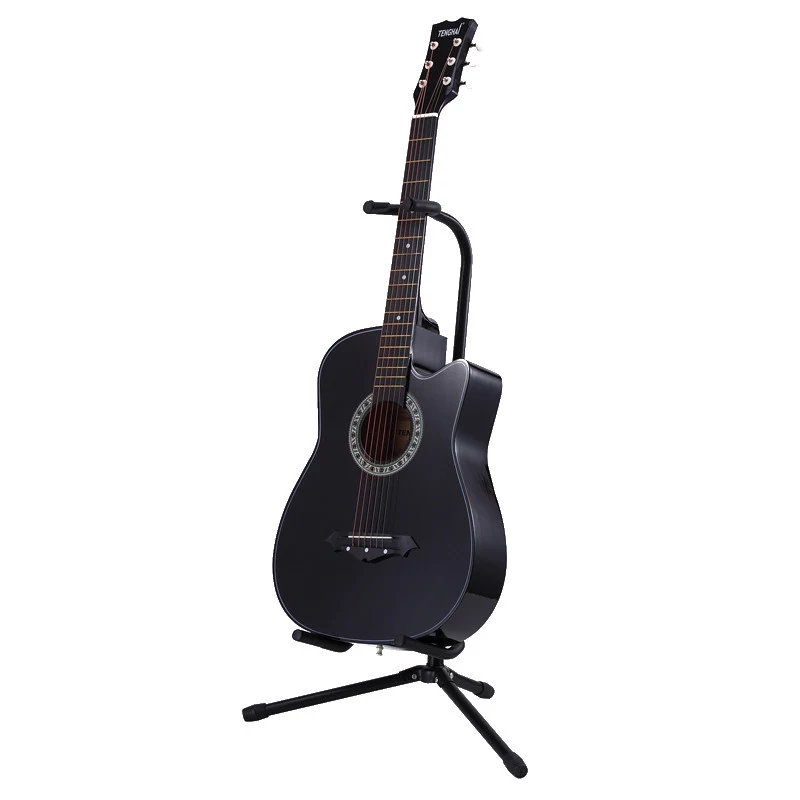 MOZOS GSONE Gitarový stojan A-rám univerzálny skladací s ochranným polstrovaním čierny