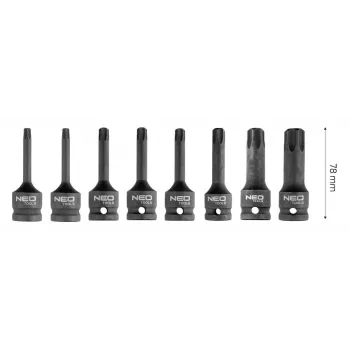 NEO TOOLS 10-257 Sada nástrčných kľúčov