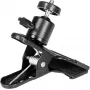 Camrock BH-1 univerzálna svorka s mini guľovou hlavou, nosnosť 1 kg, hliník (CR2158)