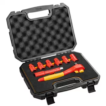 NEO TOOLS 01-307 izolovaná sada nástrčných kľúčov 1000V, 8-dielna, 1/2