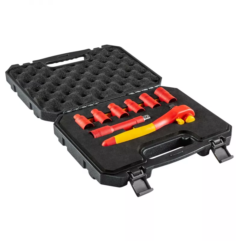 NEO TOOLS 01-307 izolovaná sada nástrčných kľúčov 1000V, 8-dielna, 1/2