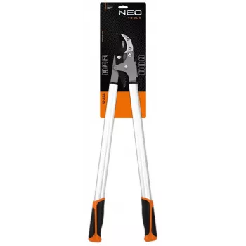 NEO TOOLS 15-252 bypass nožnice na konáre 200 mm, čepeľ s PTFE povrchom z vysoko kvalitnej uhlíkovej ocele, ergonomické rukoväte s bezpečnostnou poistkou