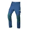 NEO TOOLS Mix&Match 4-way stretch pracovné nohavice, navy-zelená, veľkosť L