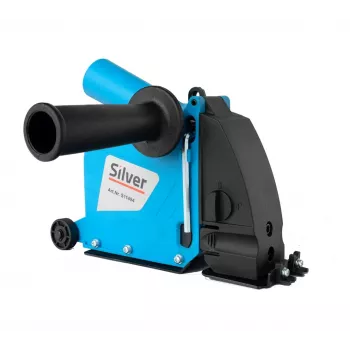 SILVER kryt proti prachu pre uhlovú brúsku 115-125 mm s adaptérmi