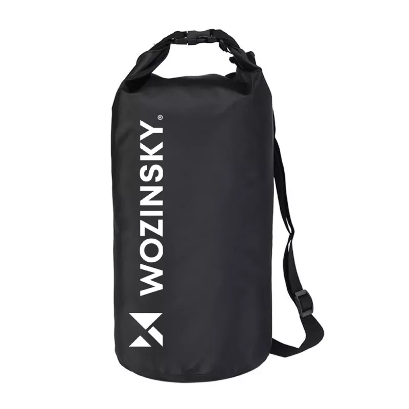 WOZINSKY WWK-30 vodoodolná suchá taška na kajak a SUP, 30L, čierna