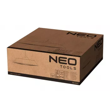 NEO TOOLS 90-037 elektrické teplovzdušné kúrenie 2000W PTC keramické kúrenie s nastaviteľným termostatom, ochrana proti prehriatiu a prevráteniu, prenosná rukoväť, čierna/sivá
