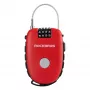 Rockbros Retractable Cable Lock 32420981001 červená - 3-miestny číselný zámok, 90 cm pletená oceľ
