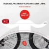 Rockbros Retractable Cable Lock 32420981001 červená - 3-miestny číselný zámok, 90 cm pletená oceľ