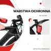 Rockbros Retractable Cable Lock 32420981001 červená - 3-miestny číselný zámok, 90 cm pletená oceľ