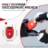 Rockbros Retractable Cable Lock 32420981001 červená - 3-miestny číselný zámok, 90 cm pletená oceľ