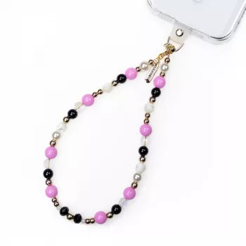Crong Phone Charm - pútko na telefón s elegantnými korálkami (univerzálny lanyard)