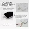 Crong Phone Charm - pútko na telefón s elegantnými korálkami (univerzálny lanyard)