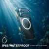 Crong Seal Cover IP68 vodotesné puzdro pre iPhone 17 Pro (čierna)