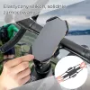 ROCKBROS silikónový držiak na telefón na bicykel - čierny