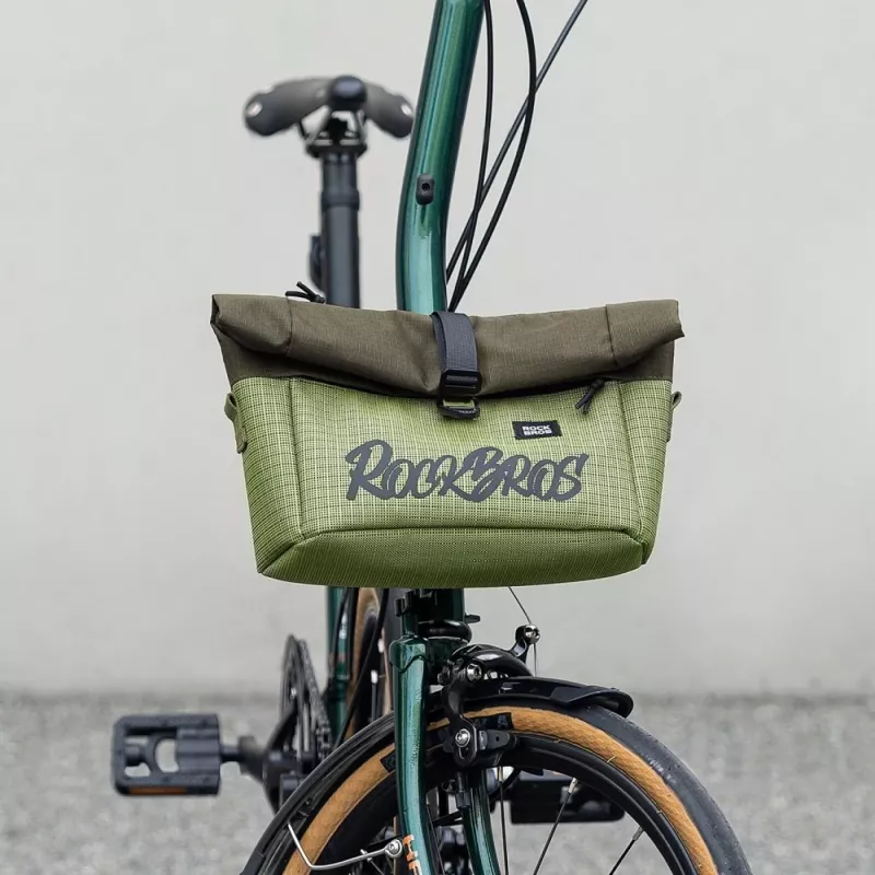 ROCKBROS W020 dvojfunkčná predná cyklistická taška / cez rameno - zelená