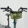 ROCKBROS W020 dvojfunkčná predná cyklistická taška / cez rameno - zelená