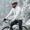 ROCKBROS ROAD TO SKY TLWT001 Vetruodolná termo cyklistická bunda S biela