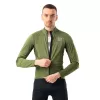 ROCKBROS ROAD TO SKY Vetruodolná termo cyklistická bunda zelená M