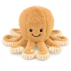 LEAN TOYS Plyšová chobotnica plyšová hračka s elastickými chápadlami béžová 30 cm