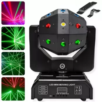 LIGHT4ME ATLAS pohyblivé multi-efektové svetlo 4-in-1 LED