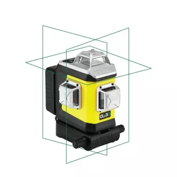 NIVEL SYSTEM CLx3G 3x360° zelený líniový laserový nivelačný prístroj s Li-ion batériou