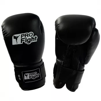 Profight kožené boxerské rukavice Dragon, čierne