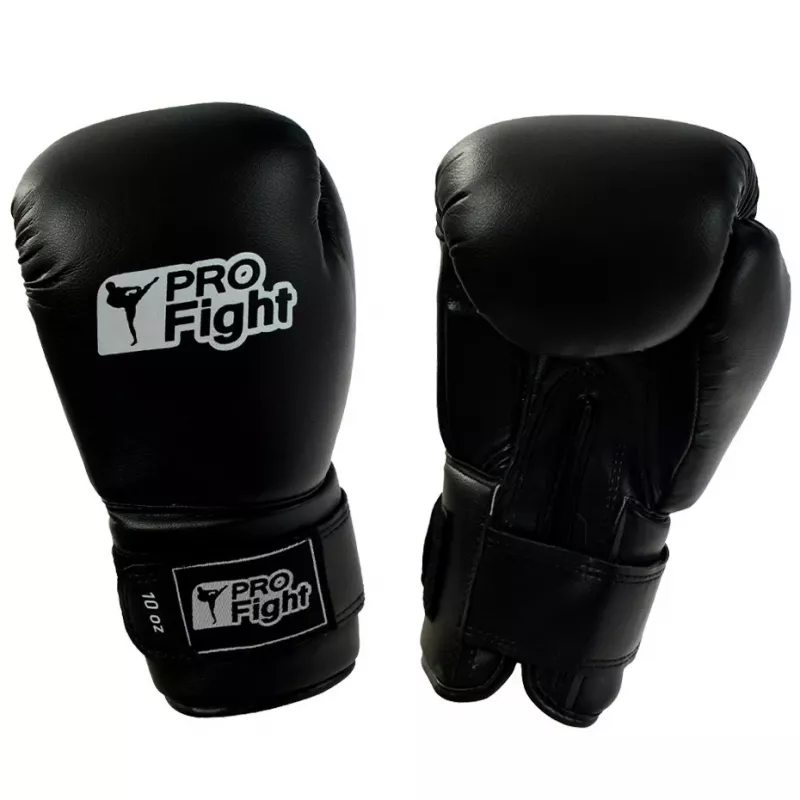Profight kožené boxerské rukavice Dragon, čierne
