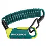 Rockbros RBK6N kombinovaný káblový zámok - tyrkysový, 1200mm