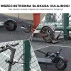 ROCKBROS RK242 kotúčový zámok na elektrickú kolobežku - čierny