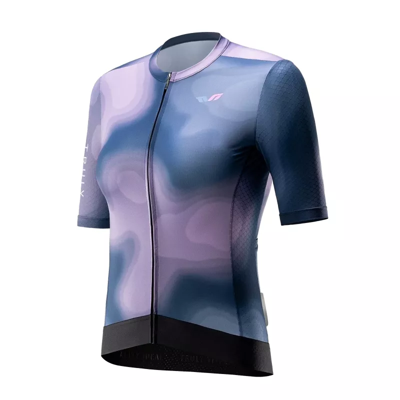 ROCKBROS dámsky TVI cyklistický dres krátky rukáv Navy Blue veľkosť S