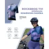 ROCKBROS dámsky TVI cyklistický dres krátky rukáv Navy Blue veľkosť S