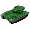 LEAN TOYS Vojenská sada vojaci tank vozidlo puška 13 dielov