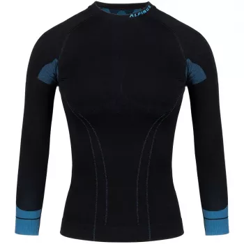Alpinus Tactical dámske termoaktívne tričko Baselayer čierno-modré GT43210 veľkosť S