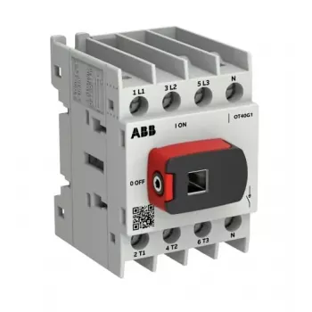 ABB OTOT40G1-4BSN2Plus 40A 4-pólový odpojovač záťaže, rám G1, montáž na podlahu