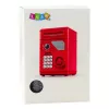 LEAN TOYS Elektronický trezor ATM pokladnička s PIN pre deti, sivá