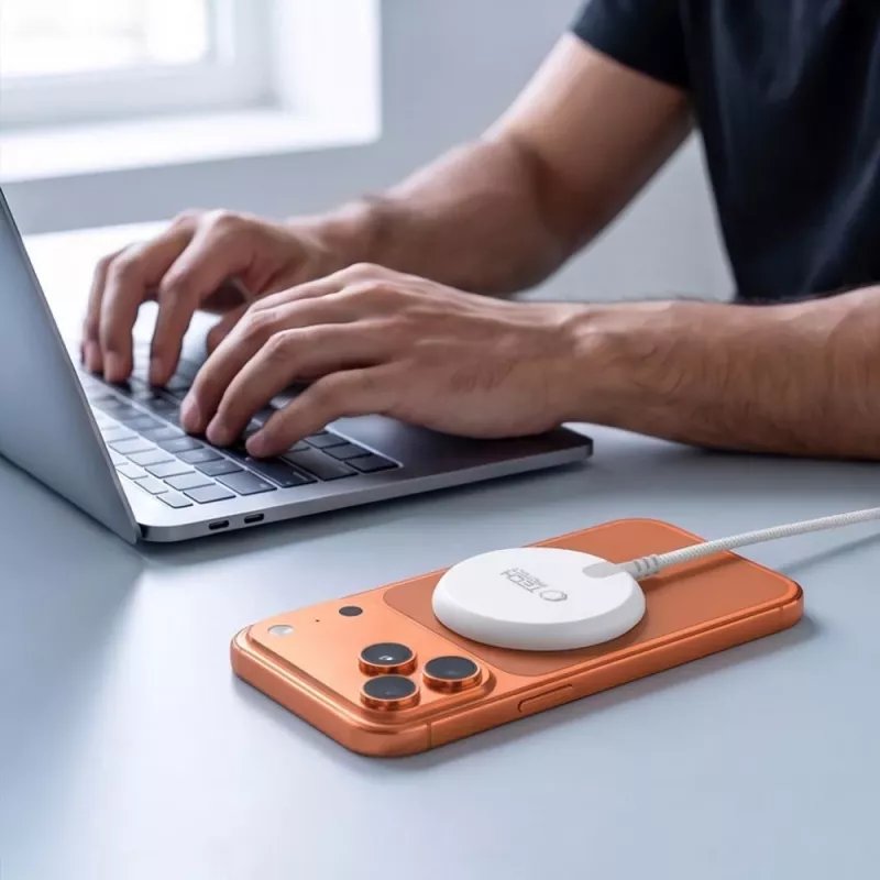 TECH-PROTECT A54 Magnetická MagSafe bezdrôtová nabíjačka 25W Qi2.2 biela
