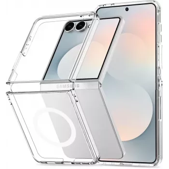 Tech-Protect Flexair Hybrid MagSafe puzdro pre Samsung Galaxy Z Flip 8 transparentné